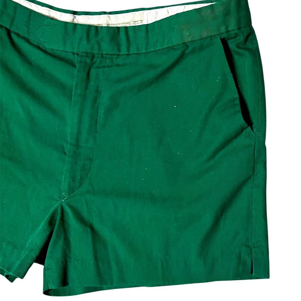Vintage 80's Boaster Shorts - Men's Kelly Green, Size 38 - Picture 2 of 6